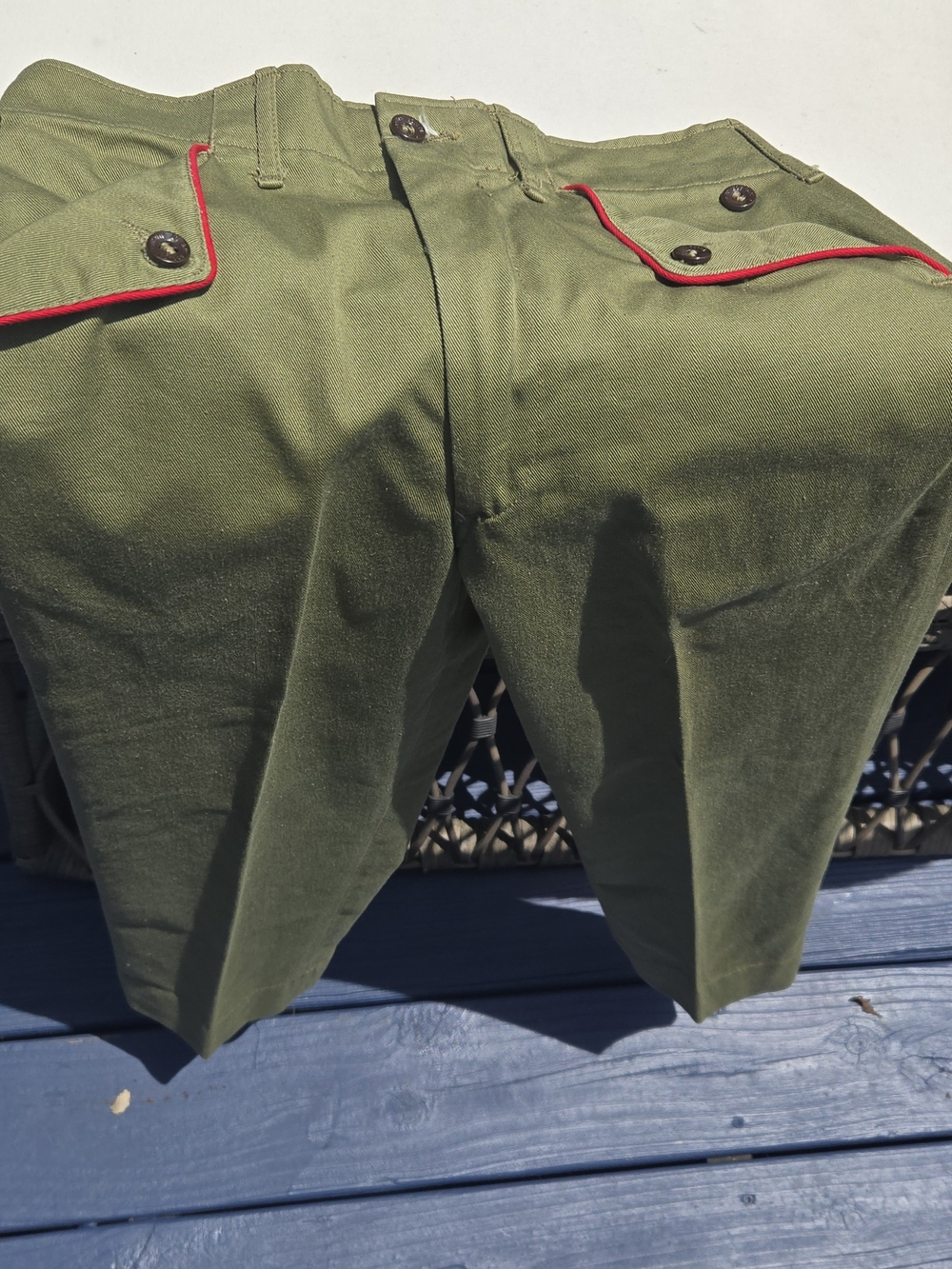Vintage Boy Scouts Of America Olive Green Pants
